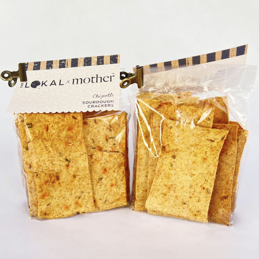 Sourdough Chipotle Crackers