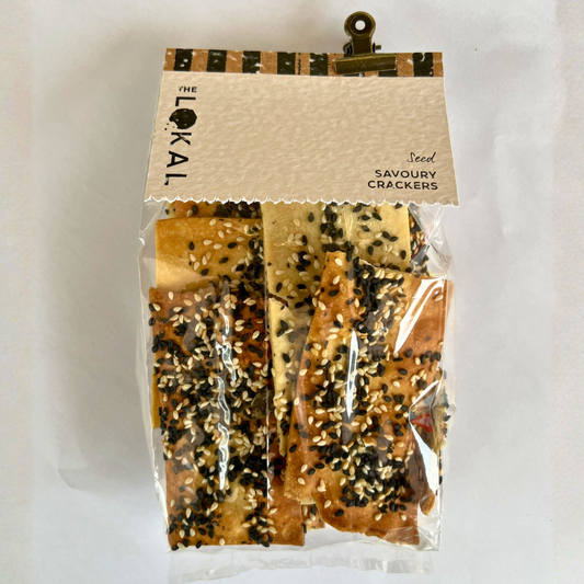 Sourdough Sea Salt & Herb Crackers
